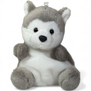 Aurora Palm Pals Busky Husky 5" Plush Dog Stuffed Animal NWT Collectible Toy